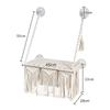 Cat Hammock for Cats with Suction Cup Mount Window Perch Bed for Indoor Felines Durable Aluminum Alloy Lightweight Design