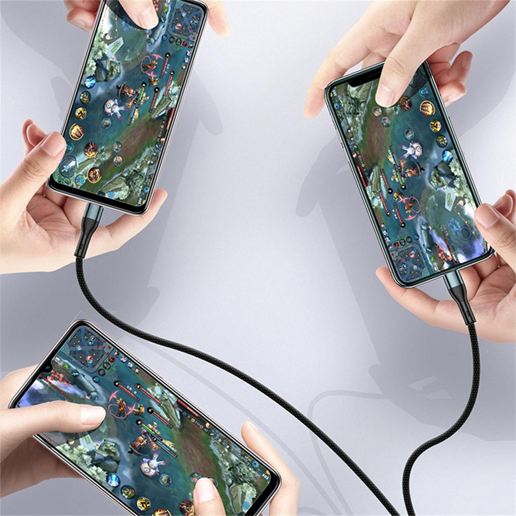 120W 5A 3 In 1 USB Fast Charging Cable Type C Micro USB Cable Data Cord For Iphone 16 15 Realme Samsung Huawei P50 Phone USB Charging Cable AVE