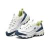 Skechers DLites 1.0 Обувь Панда Молочный Чай Медведь Морская Соль Лимон Удобные Спортивные Толстая Подошва Повседневная Обувь Женская кроссовка Белый Синий Зеленый 13167-WNVL