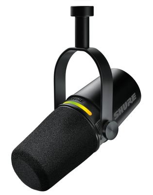 SHURE Динамический микрофон Черный USB-C XLR MV7+