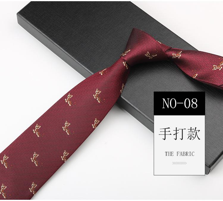 Красный галстук Мужской свадебный костюм шафера Костюм жениха Свадебное платье Деловой узор Ручная вязка