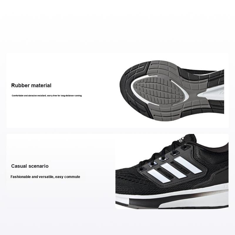 adidas EQ21 Run Black White Grey Женские кроссовки Core-Black Cloud-White Grey-Four GY2207