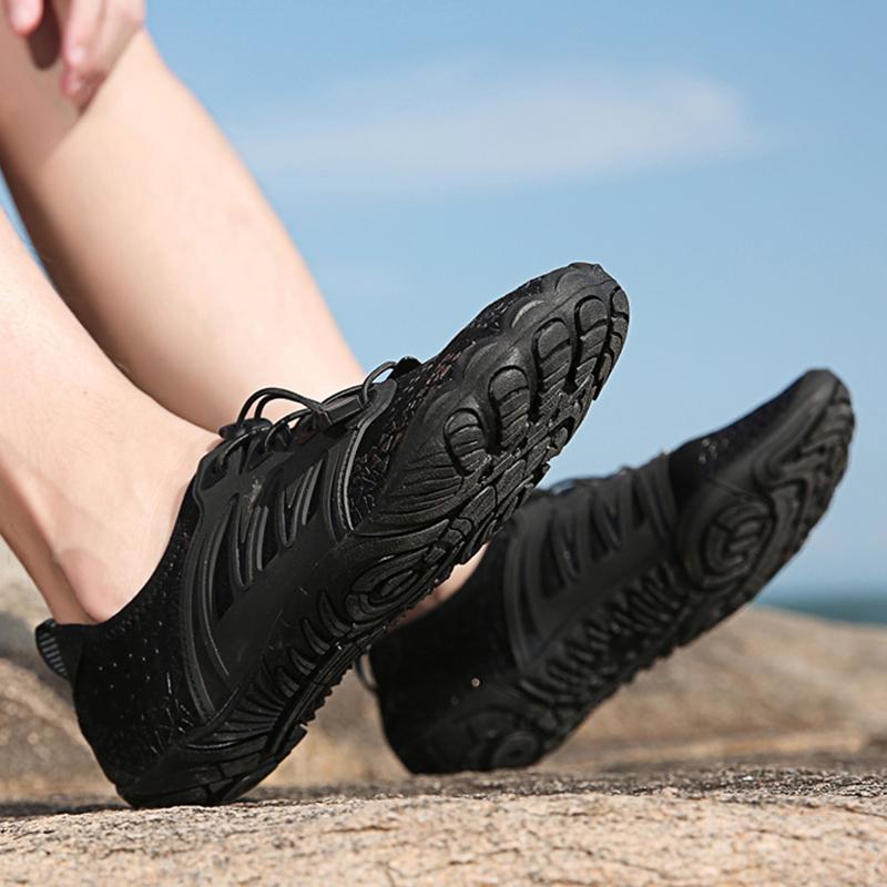 Модные мужские и женские босоножки для плавания, быстросохнущие, походные, спортивные сандалии, удобная пляжная обувь, кроссовки для пары, размеры 35-46