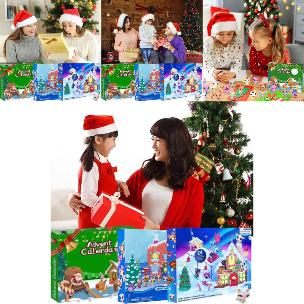 24 дня Рождества Аниме Персонаж Слепая Коробка Адвент-Календарь Идеально подходит для семейного удовольствия