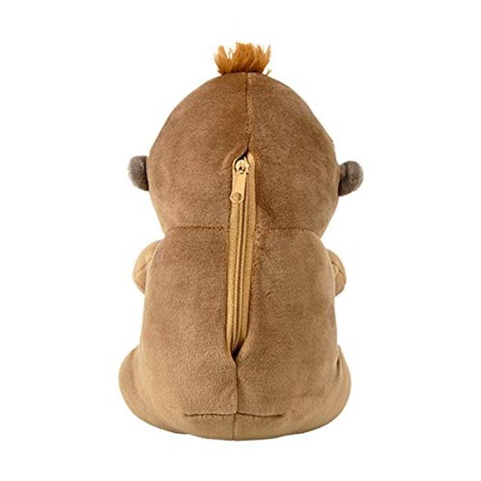 Libu Heart Sitting Hugging Pillow Premium Nemunemu Animals Orangutan Uutan S Size (Approx. 18cm Total Length) Small