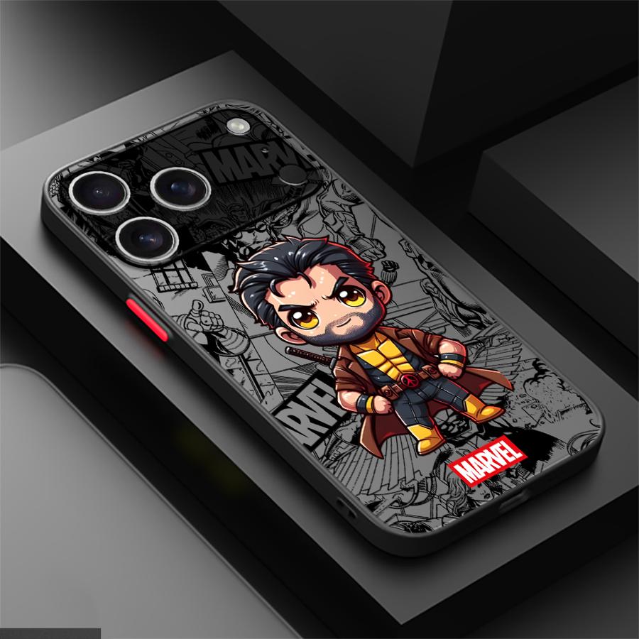Чехол для iPhone 17 Pro Max 7 8 SE 16 Plus 13 Mini 14 12 11 15 17e Air XS XR Задняя крышка телефона Дэдпул И Росомаха