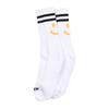 GRAVER [BAG&ACC] Drawing Yellow Smile Logo Socks 1 Pack_White