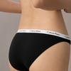 Calvin Klein Жаккардовые узкие хлопковые сексуальные бикини трусики-треугольники женское нижнее белье черное D1618O-001