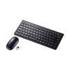 Sanwa Supply Wireless Keyboard with Mouse Numeric USB 86 Japanese (No Keypad), Connection, 2.4GHz, Rechargeable, Keys, Scissors, Black, SKB-WL32SETBK