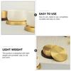 Round Brass Coaster Heat Resistant Cup Mats Tables Centerpieces Decorations Tea Tray  Coffee Tables