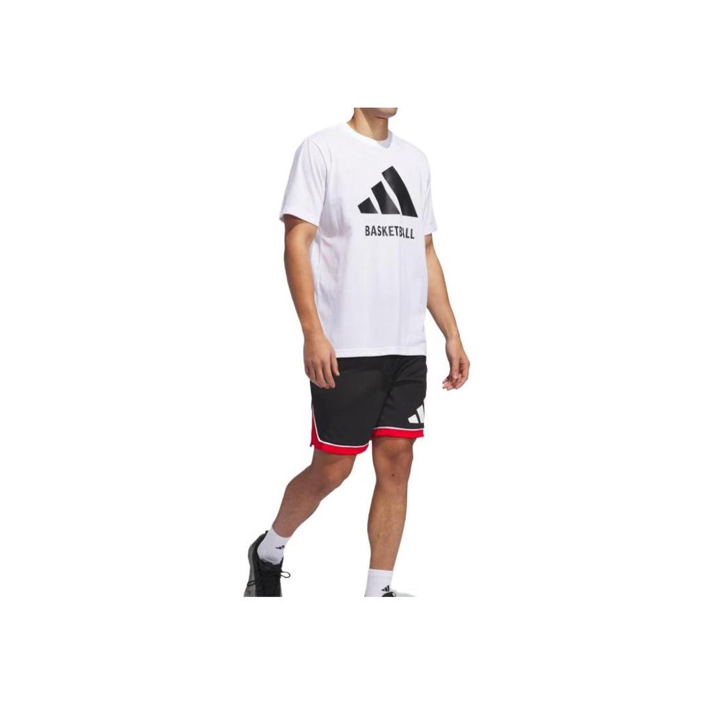 Adidas Футболка Aeroready Letter Logo Print, удобная, прочная, повседневная, с коротким рукавом, мужская, белая JI7099