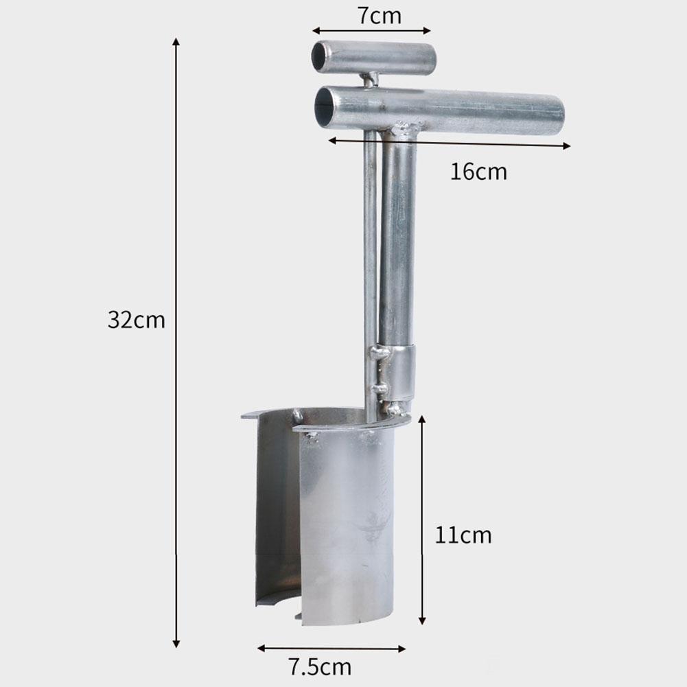 Hand Held Open End Seedling Transplanter Planting Tool Multi-Functional Plant Fruit Tree Side Port Transplanter For Agricultural