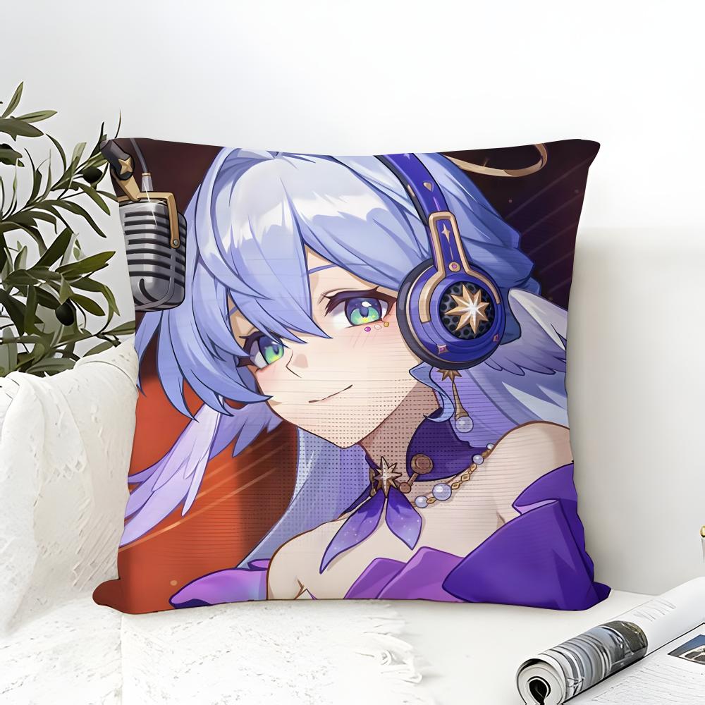 Art Game HHonkai Star Rail  Pillow Case linen pillow case sofa home decor cushion cover cushion cove
