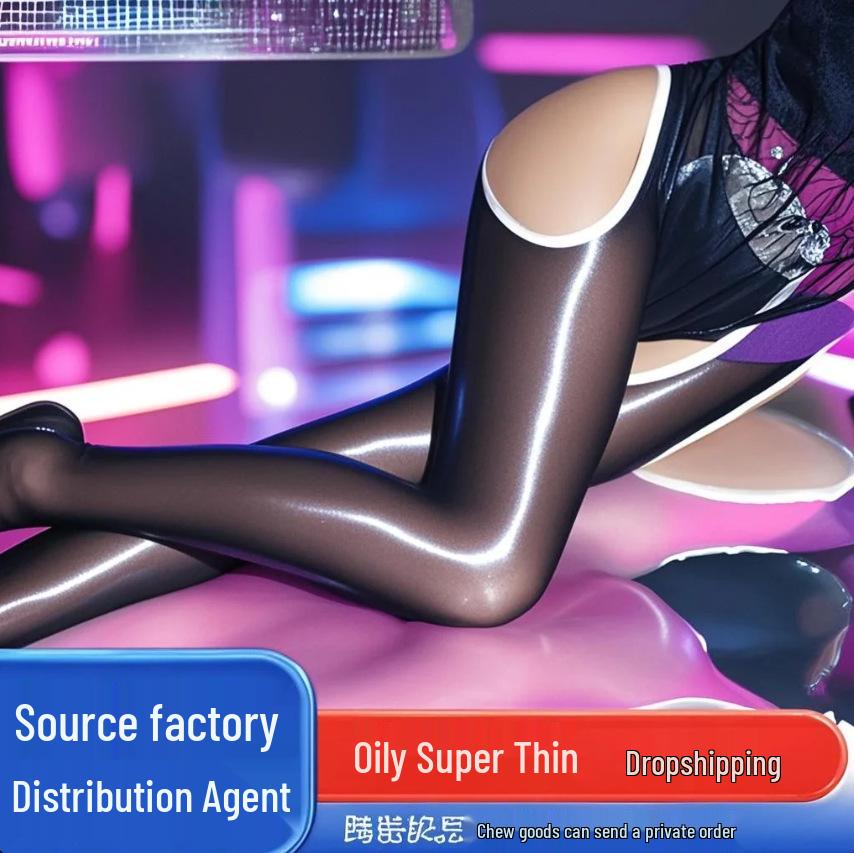 Дневник Черные Подвязочные Колготки: Не рвущиеся маслянистые чулки с четырехсторонним полым дизайном