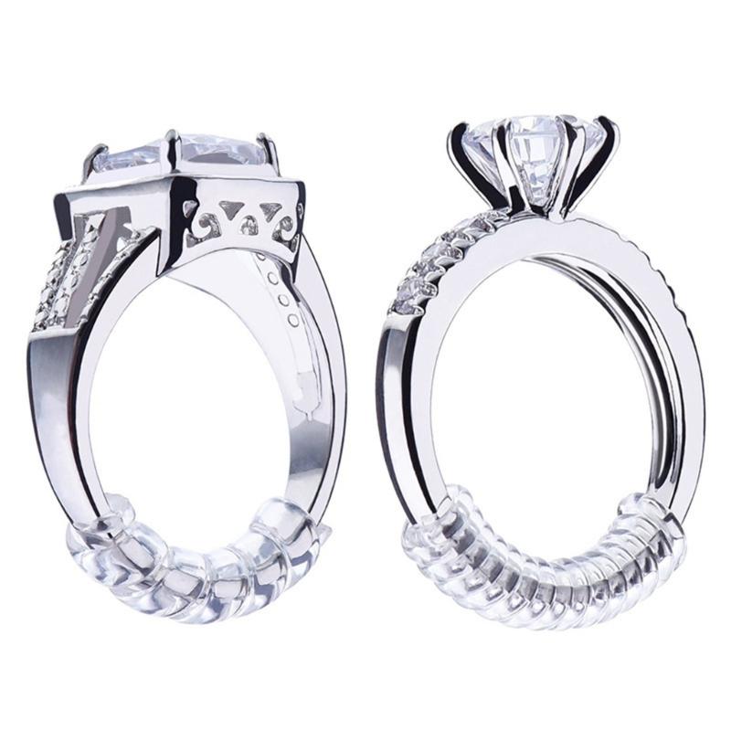 Set of 12/20 Silicone Finger Rings Inserts Adjustable Finger Rings Size Enhancer