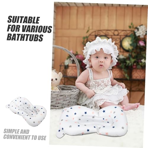 Anti-Slip Mesh Cushion Baby Bath Pad, Safe Bathtub Seat for Newborns & Toddlers, Comfortable Non-Slip Bath Mat for Boys & Girls