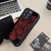 Эстетизм Полноэкранный Красная Роза Чехол для Телефона Для iPhone 15 14 13 12 11Pro Max XR XS MAX 78Plus MINI Y2K Девушка Противоударный Задний Чехол
