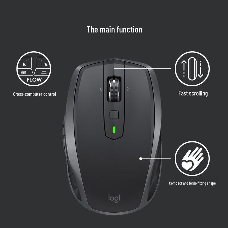 Logitech MX Anywhere 2S Wireless Bluetooth Mouse