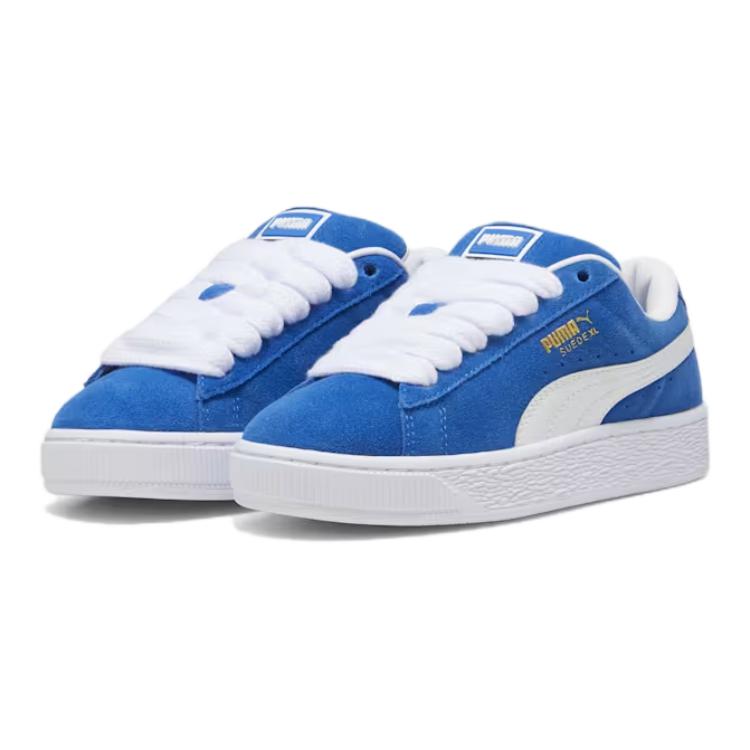 Puma Замшевые кроссовки Xl GS Team Royal White для детей Синие 396577-01