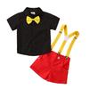 PLEAVIT Kids' Costume Set, Halloween Outfit for Boys, Cosplay (Shirt 100cm)