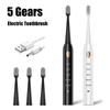 5-gear Mode Sonic Electric Toothbrush USB Charging Adult Ultrasonic Automatic Soft Hair Toothbrush IPX7 Waterproof Rechargeable
