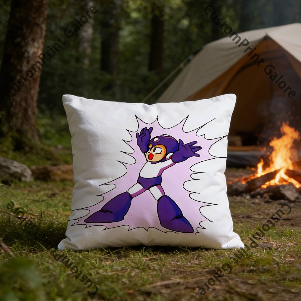 MMegaS NNapalm Man Polyester Printed Pillow Cover Square cm Soft for Sofa Bed Car Home Decor