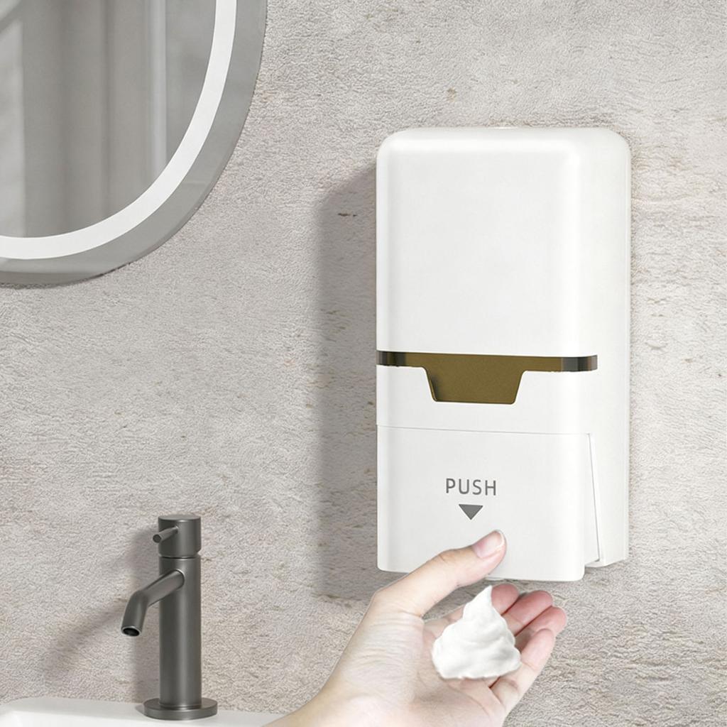 Ручной дозатор мыла 800 мл Кухня Ванная комната Настенный Коммерческий дозатор жидкого мыла для отеля ресторана Большая кнопка