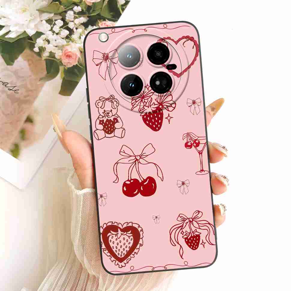 For Infinix Zero 40 4G X6860 Case Luxury Bow Painting Soft Silicone Back Cover For Infinix Zero40 ZERO 40 4G Phone Cases Bumper