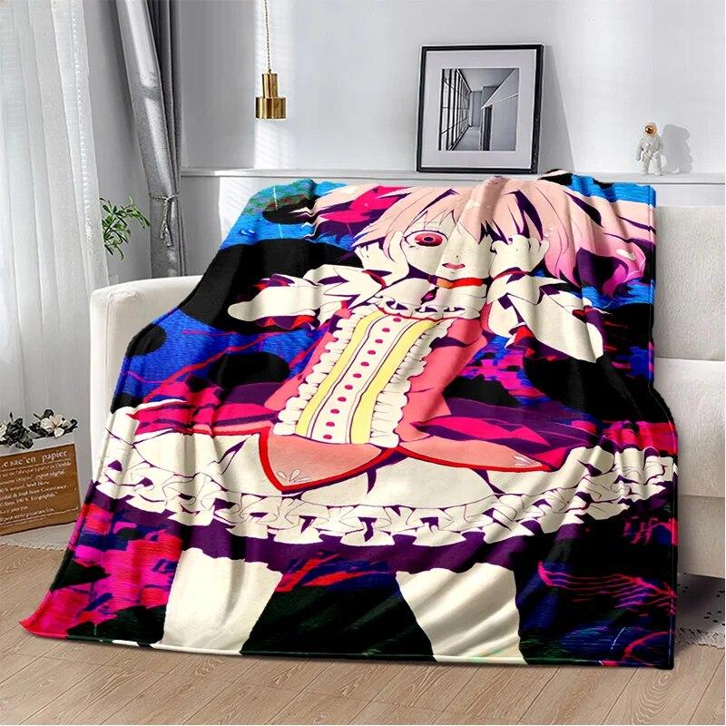 Одеяло с рисунком Puella Magi Madoka Magica, мягкое одеяло для дома, спальни, кровати, дивана, пикника, путешествия, офиса, детское одеяло