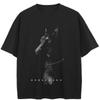 Streetwear Dobermann Graphic Black T-Shirt Cotton Unisex Tops Tees Summer Short Sleeves T Shirt