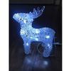 Figurine de Noël - KAEMINGK - Renne - Acrylique - LED - 24 cm