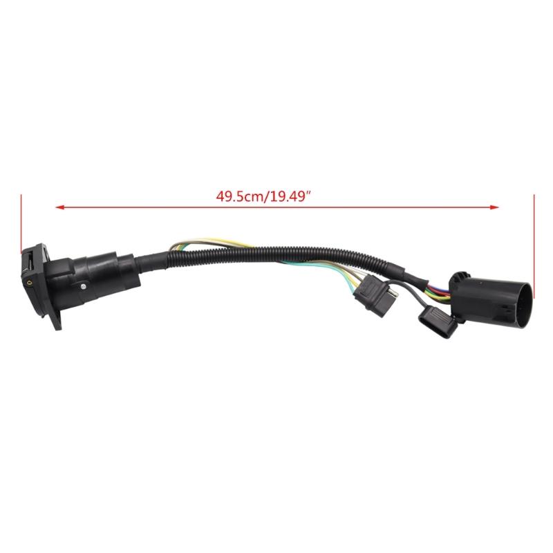 Professional Multi-Tow 4-Way to 7-Way e & 4-Way Flat Female Trailer Towing Connector Suitable for s & Campers