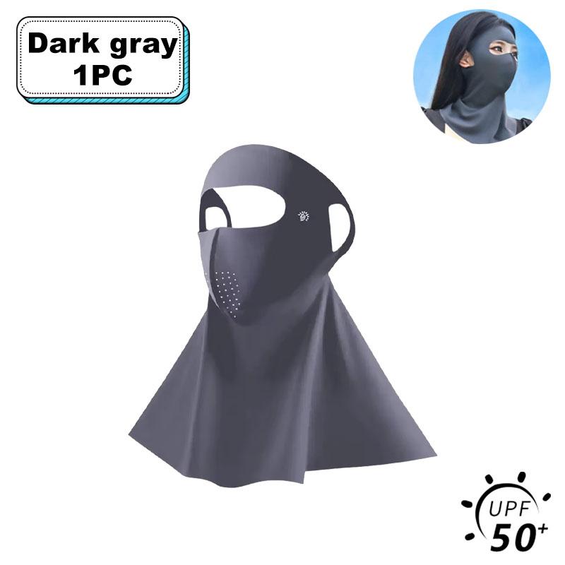 UPF50+ Солнцезащитная маска Модный 3D Ice Silk Anti-UV шарф для шеи Sunscree Пылезащитная солнцезащитная маска для лица на открытом воздухе