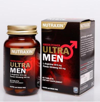 Nutraxin Green Power Ultra Men L-аргинин 60 таблеток Пищевая добавка