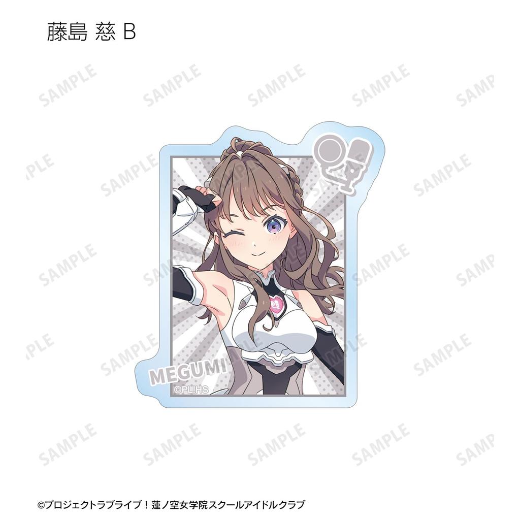 Любовь Хасунозоры Академия Школьный Идол Клуб Оригинальный Рисунок Торговые Наклейки КОРОБКА из 10 Live! Девичья Фанфара!!! Высечка