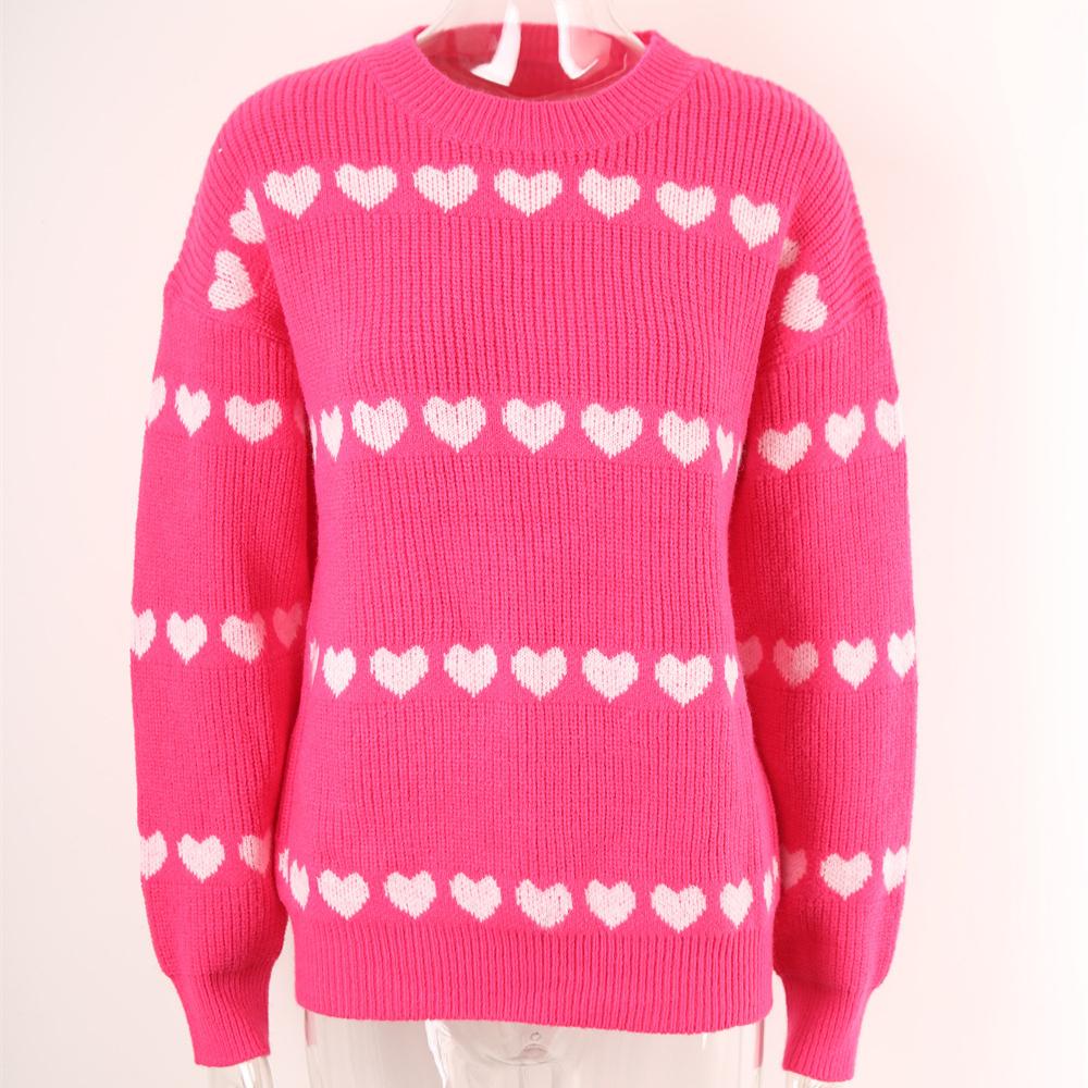 Женский осенне-зимний трикотаж Love Fashion Пуловер Свитер с длинными рукавами