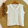 2025 Новый кардиган для женщин больших размеров, кружевной жилет, летний стиль, базовые белые топы, футболки, свободная одежда