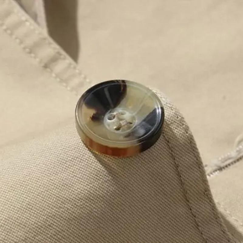 Fall Winter Men's Long Section Trench Coat Long-Sleeved Casual Business Jacket Street  Men's Clothing