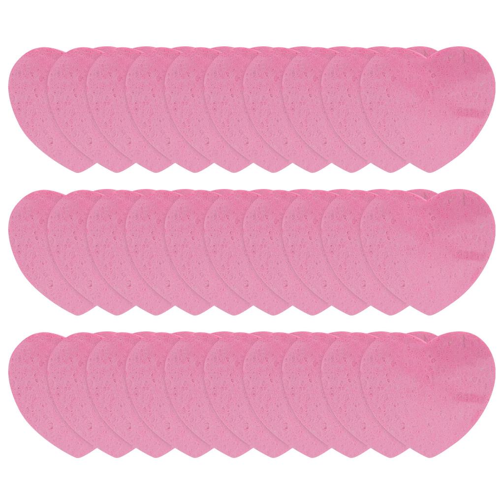 Сжатые губки для лица на 10/20/30 штук, очищающая губка для отшелушивающего средства для лица, многоразовые натуральные косметические губки для спа