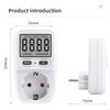 Electricity Power Meter Wattmeter LCD Energy Meter Billing Socket Electric Tester Measuring Outlet Power Analyzer EU FR Plug