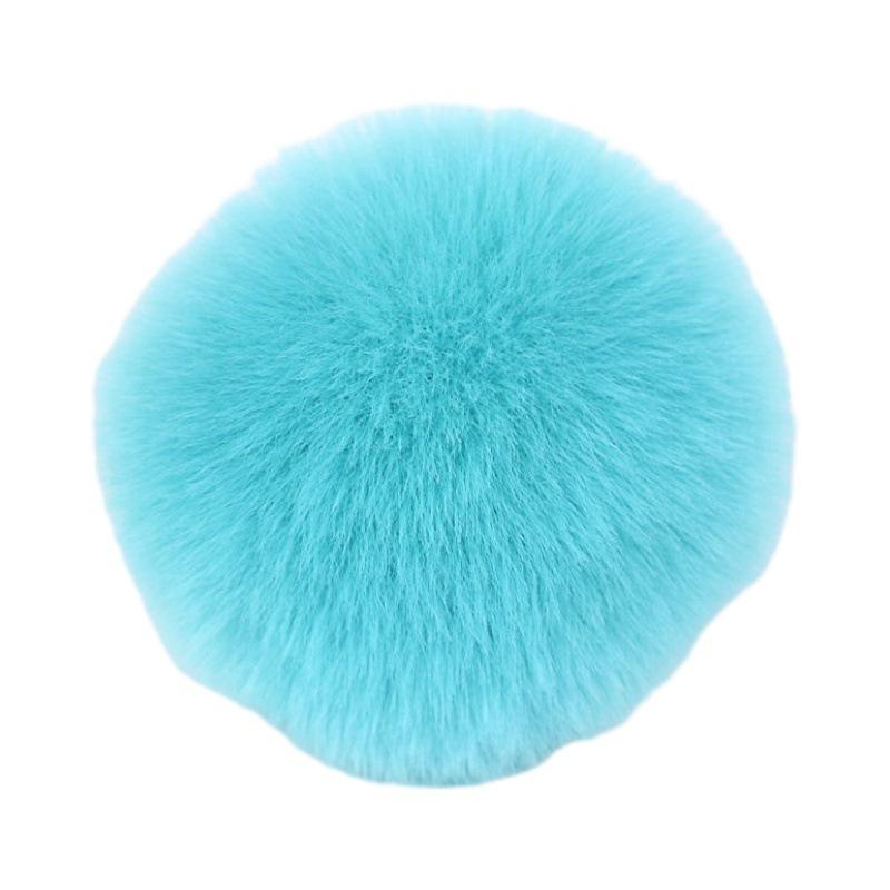 Цветной 5 см искусственный меховой шарик из кролика Рекс для украшения украшений, одежды и обуви, шляп