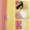 1pcs New Splash Guard Buckle Windproof Shower Curtain Clips Fixing Clip Self Adhesive