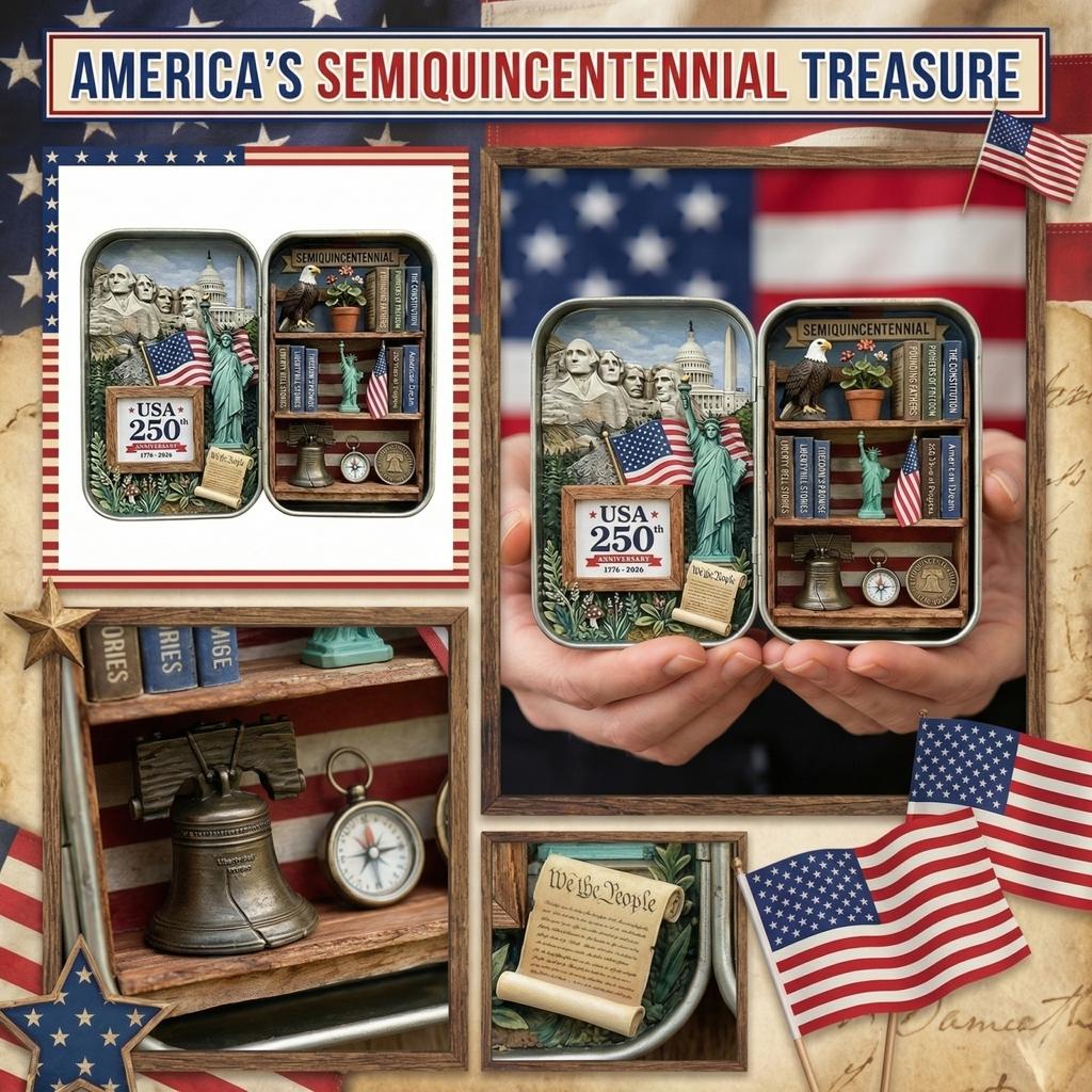 0-я keepsake-коробка США – Юбилейное издание (1776–2026)