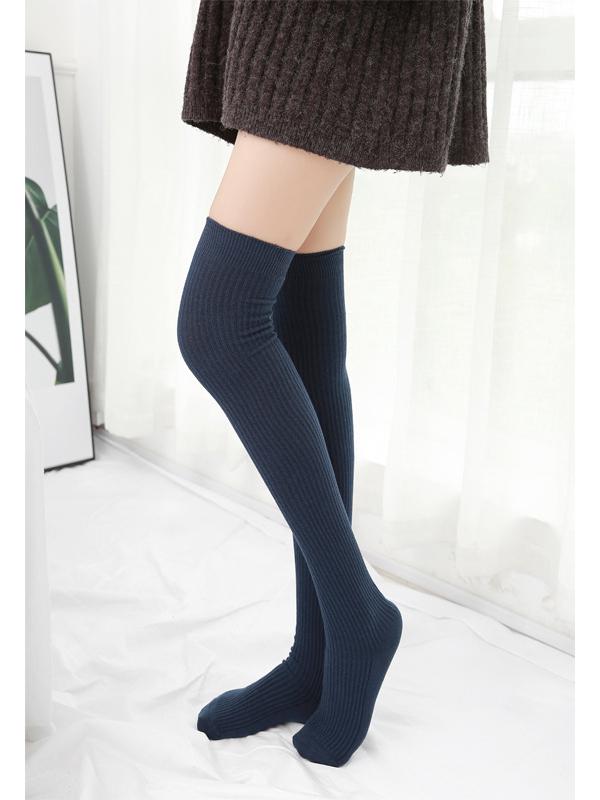 Однотонные гольфы в японском стиле для женщин, модные хлопковые гольфы для весны и осени, идеально подходят для студентов