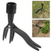Black Gardening Lawn Accessory Root Remover Claw Foot Pedal Weed Puller Stand Up Weeding Tool Digging Weeder With Foot Pedal Weeding Head Replacement
