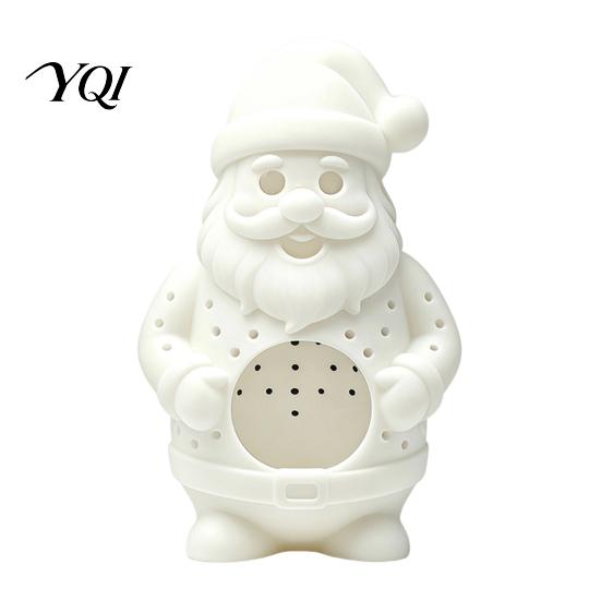 Santa Night Light Christmas Light, LED Glowing Snowman Gnome Reindeer Mini Figurine, Festive Bedside Lamp for Nursery Bedroom Decoration Desktop