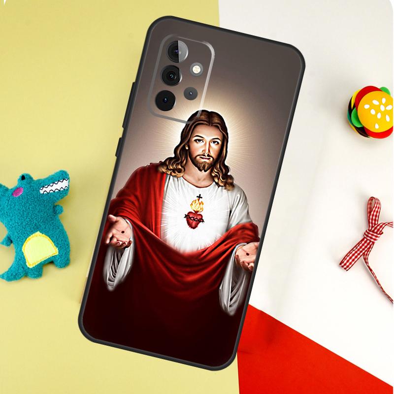 Христианский Иисус Для Samsung Galaxy A54 A34 A14 A55 A35 A15 A53 A33 A13 A05 A06 A16 A22 A32 A52 Чехол для телефона