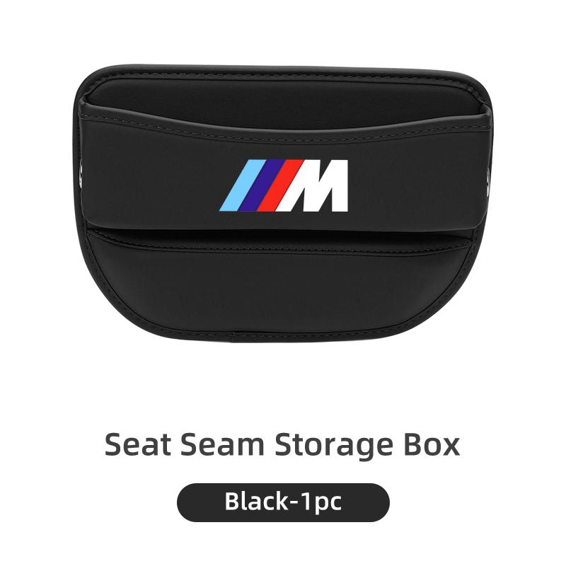 Leather Car Seat Seam Storage Box Phone Wallet Organiser Accessories For BMW E93 F10 F20 F30 F40 F15 F25 F26 F31 F49 F86 M3 M5 HOPDJ1