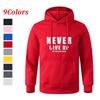 Men's Spring Autumn Black Casual Oversize Solid Color Sweatshirt Hoodie Pullover For Male And Women