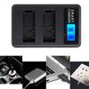 Compact NPW126 LCD Double Slot Charger USB Charging Base for Fujifilm FinePix HS30,HS30EXR Camera Battery Charger